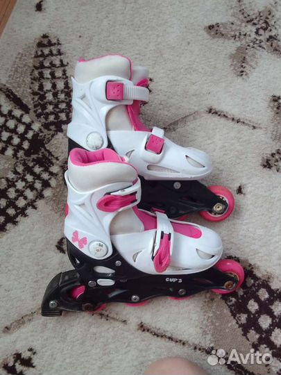 Роликовые коньки детские раздвижные