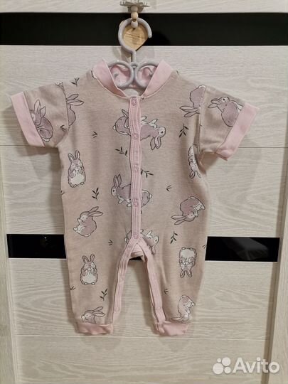 Слипы для девочке с открытыми ножками до 62 см