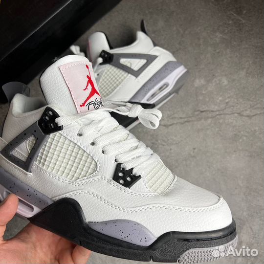 Nike air jordan 4 retro белые