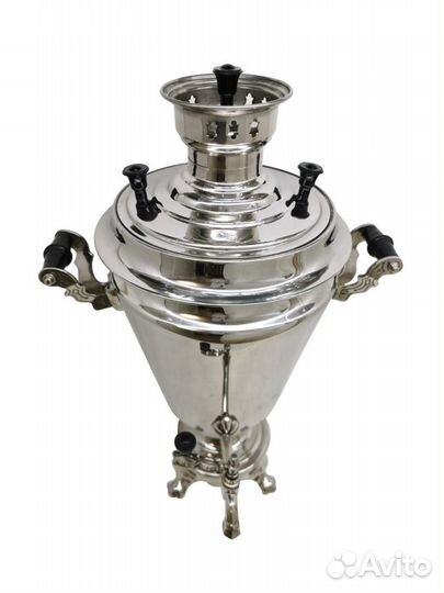 Самовар угольный, жаровой 5л форма 