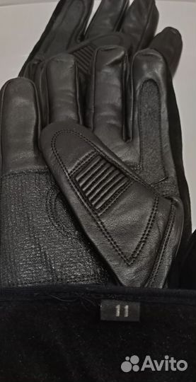 Мото- Перчатки кожаные