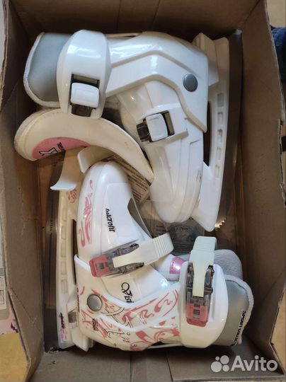 Коньки раздвижные размер 30-33