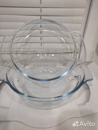 Стеклянная кастрюля Pyrex