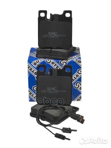 418 000B-SX колодки дисковые задн. с антискрип