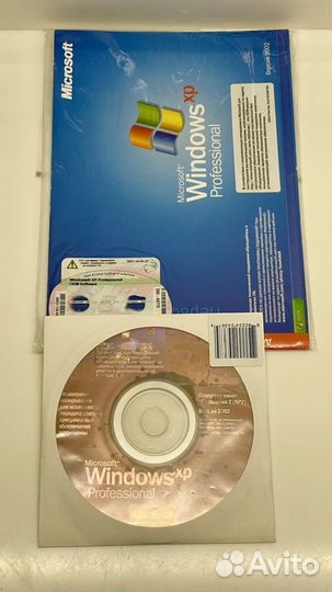 Лицензия ключ диск Windows XP Professional SP2