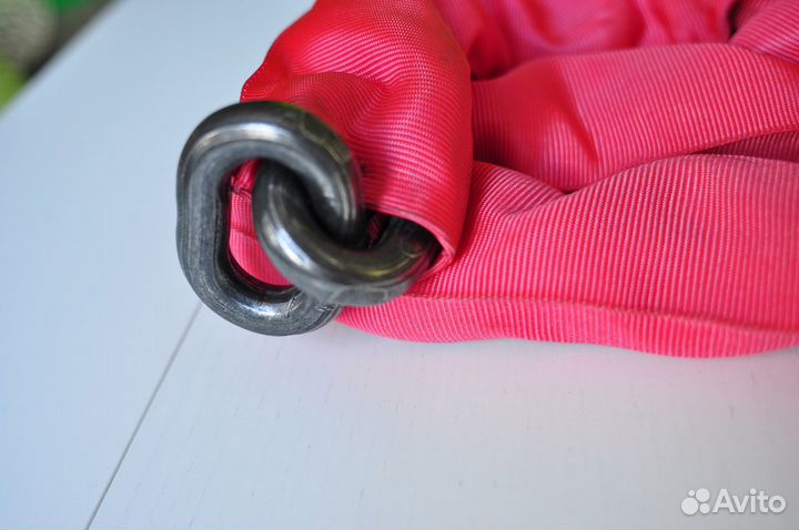 Каленая цепь c замком, толщина 13 мм(1.55 м)