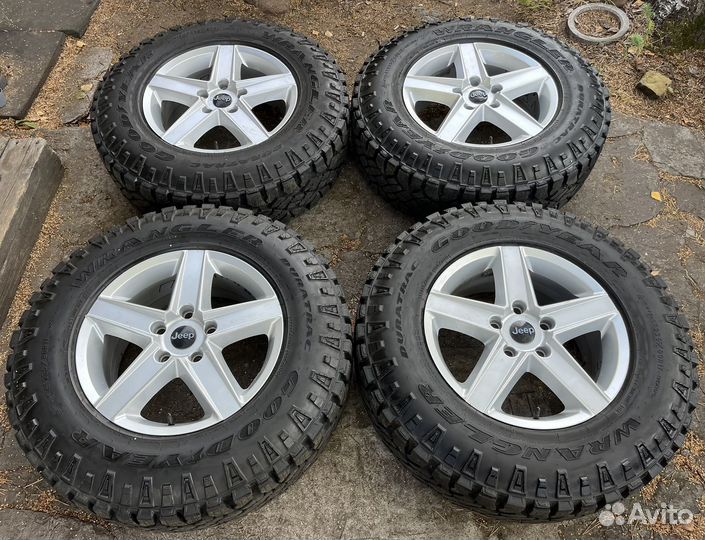 Колеса r17 5/127 jeep wrangler грязевые как новые