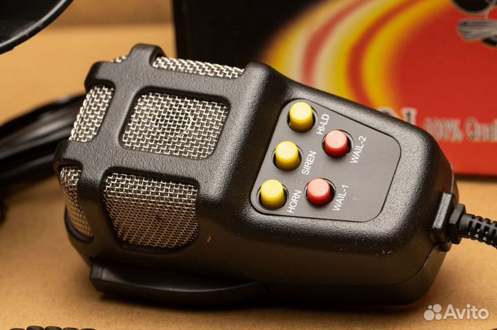 Сирена автомобильная с громкоговорителем 100W