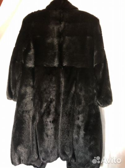 Шуба норковая 42-44 черная