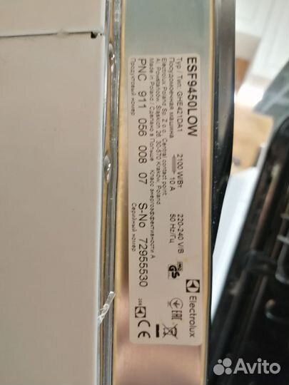 Посудомоечная машина electrolux 45