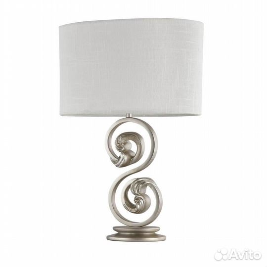 Светильник настольный металлический и текстильный