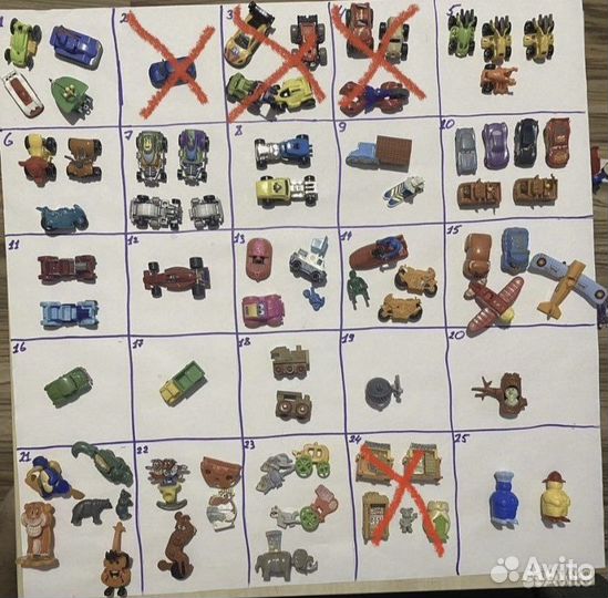 Игрушки киндер сюрприз разные