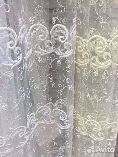 Микросетка с вышивкой, готовые комплекты