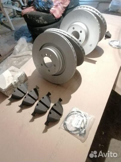 Диски тормозные BMW7/Е65-67/перед-374мм/зад-370