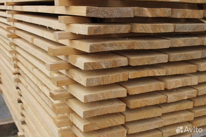 Доска обрезная 25х150х6000