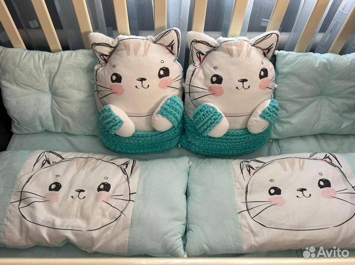 Бортики в детскую кроватку