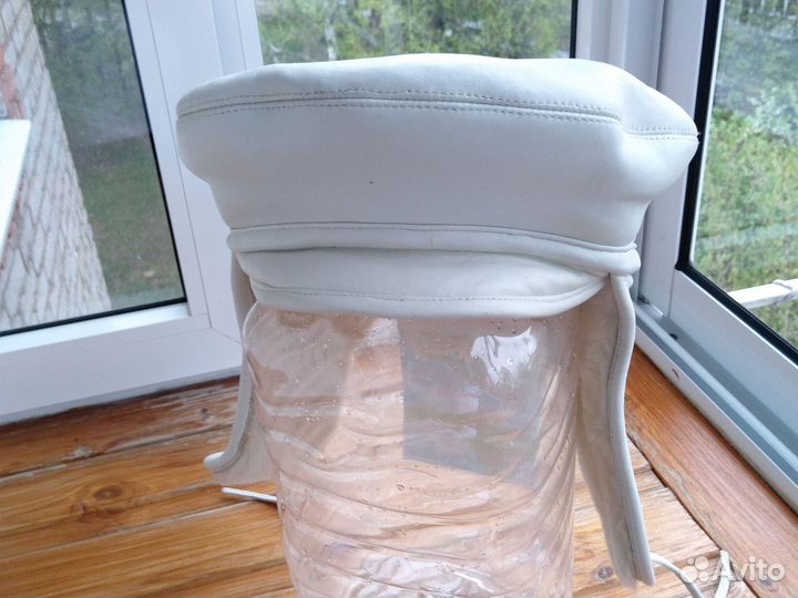 Кепка ушанка кожа