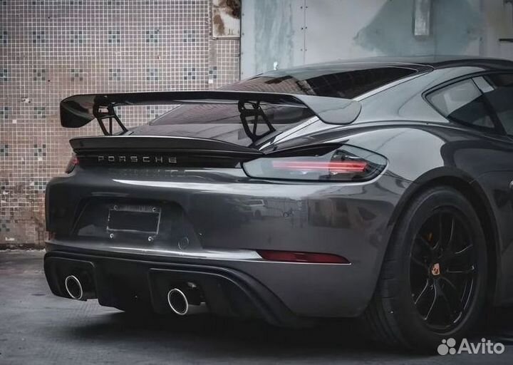 Передний бампер диффузор спойлер на Cayman Boxster