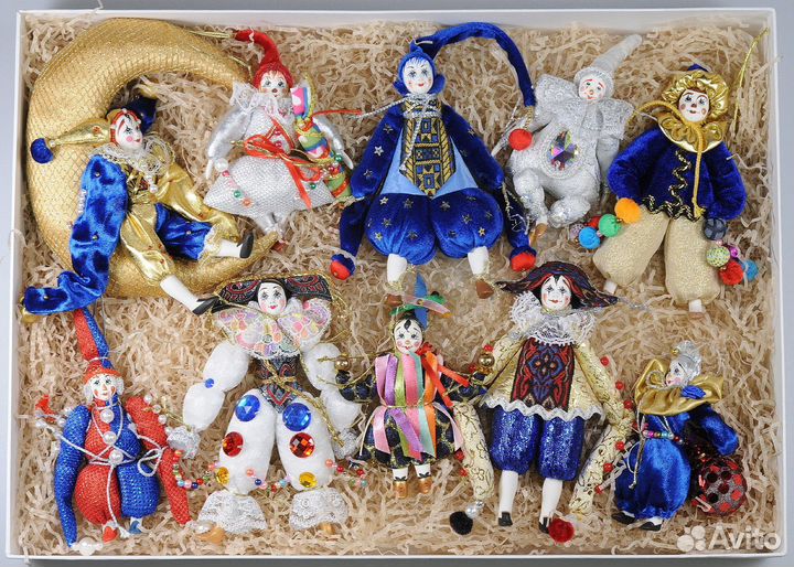Новогодние игрушки эксклюзив клоуны