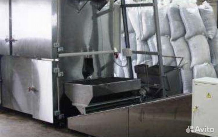 Оборудование для очистки, жарки и фасовки семечек