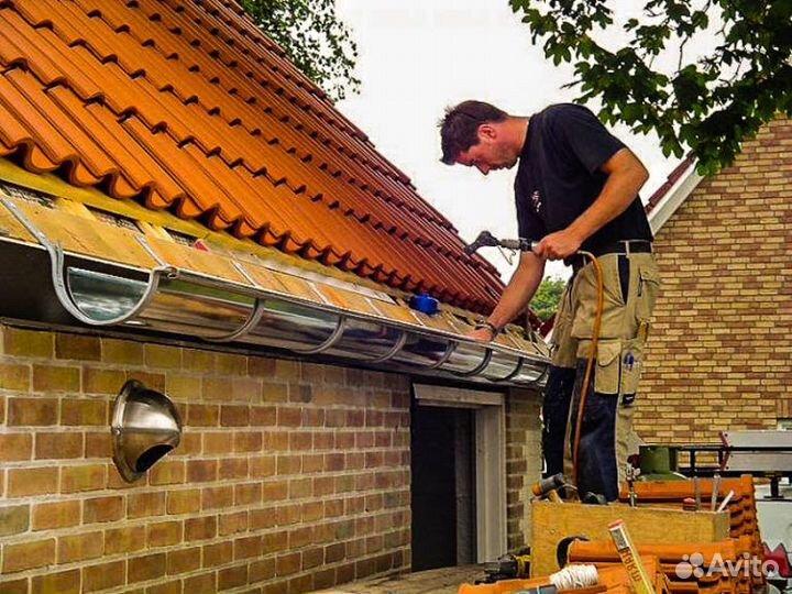 Водосток. Установка под ключ