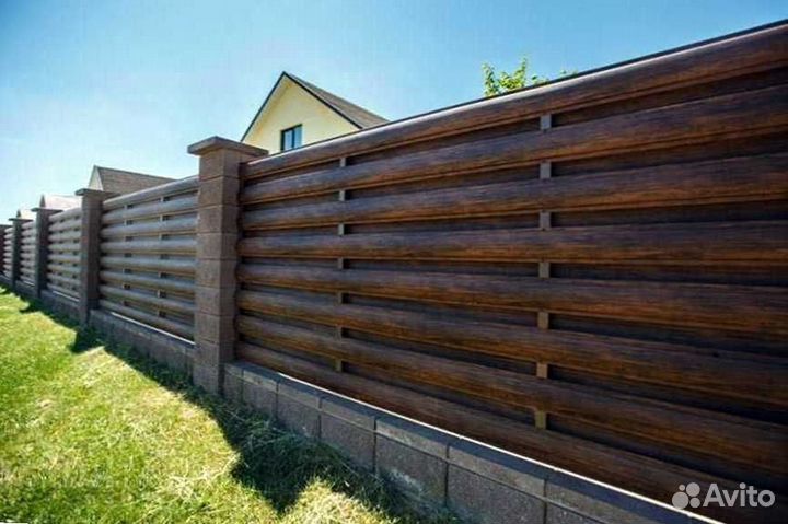 Забор жалюзи