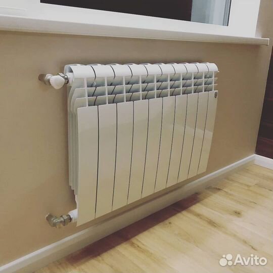 Отопление под ключь. Монтаж радиаторов отопления