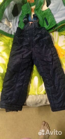Детский зимний комбинезон на мальчика 86