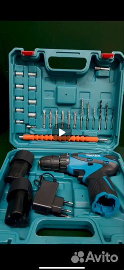 Аккумуляторная дрель шуруповерт makita 18v