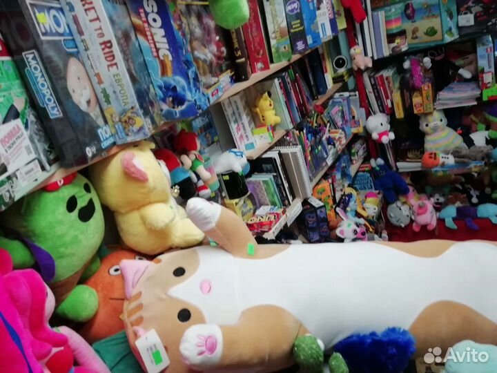 Игрушка Кот батон большой кот сосиска