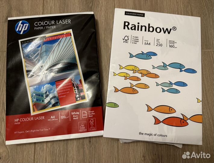 Бумага А4 плотная. 2 пачки