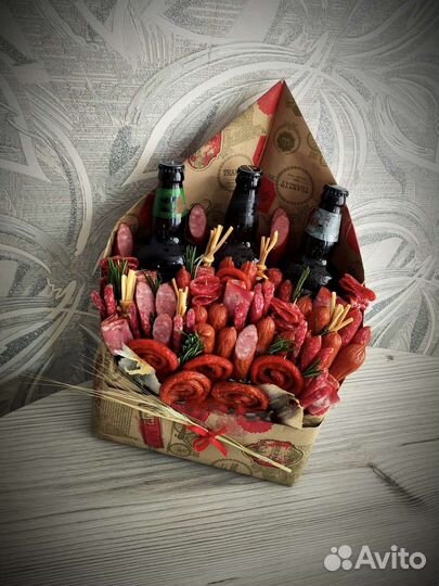 Мужские букеты съедобные