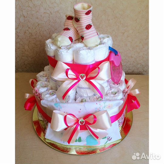 Торты из одежды и памперсов