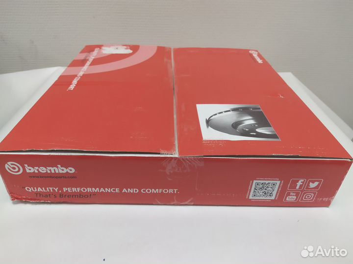 Передние тормозные диски XC60 brembo