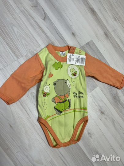 Боди с длинным рукавом для девочки