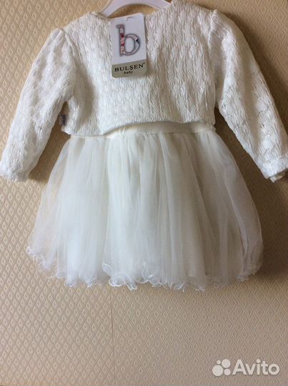 Платье детское нарядное 80