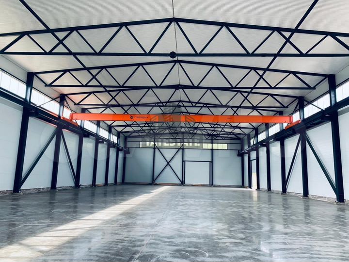 Пол склад -производство 1500 квм с кран