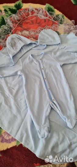 Летний конверт на выписку для мальчика