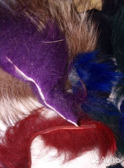 Меховые обрезки для рукоделия