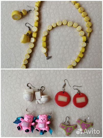 Серьги ручной работы