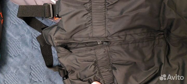 Детский теплый полукомбинезон с курткой