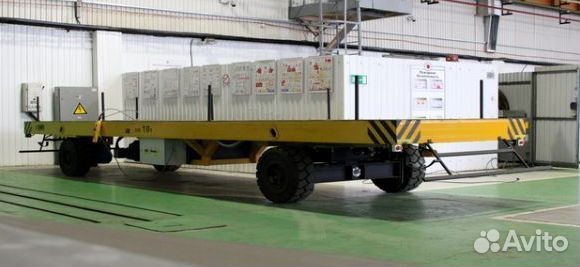 Безрельсовая передаточная тележка для завода