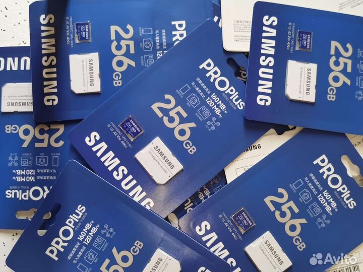 Карта памяти micro sd 256 Gb samsung PRO Plus