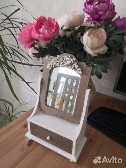Настольное зеркало ретро-стиль