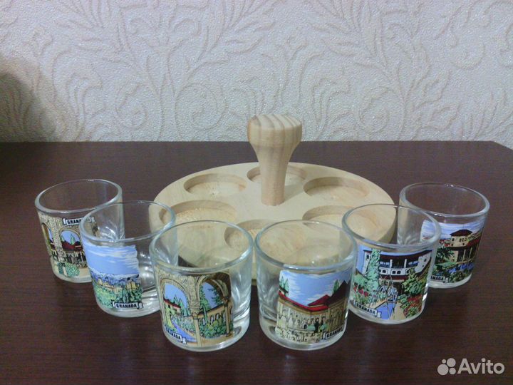Набор стаканов/стопок 6шт