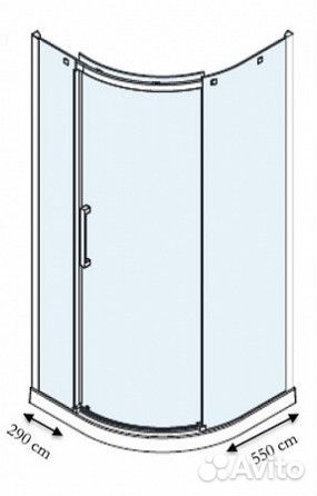 Душевой уголок Jacob Delafon Contra E22R90