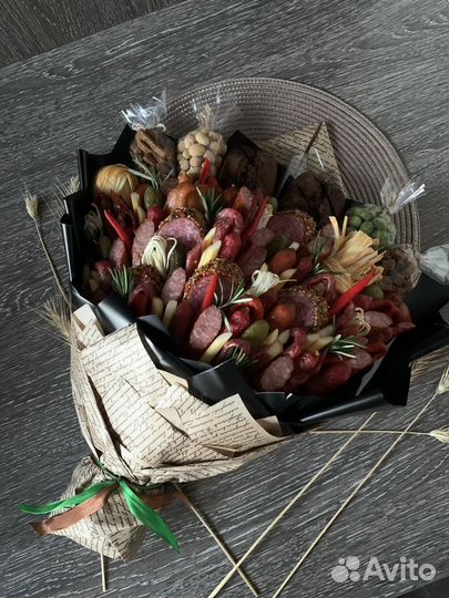 Съедобные мужские букеты подарки