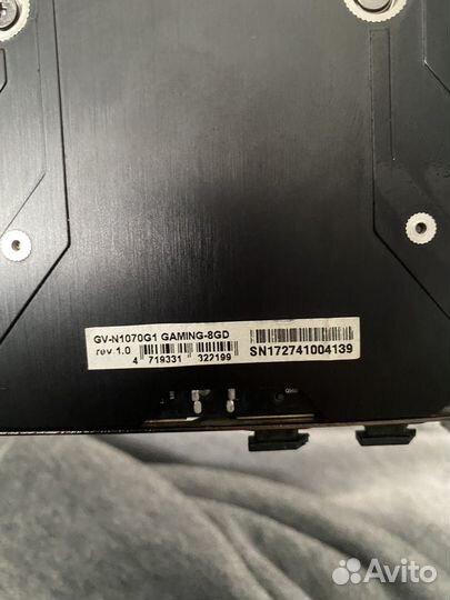Видеокарта gtx 1070 8gb