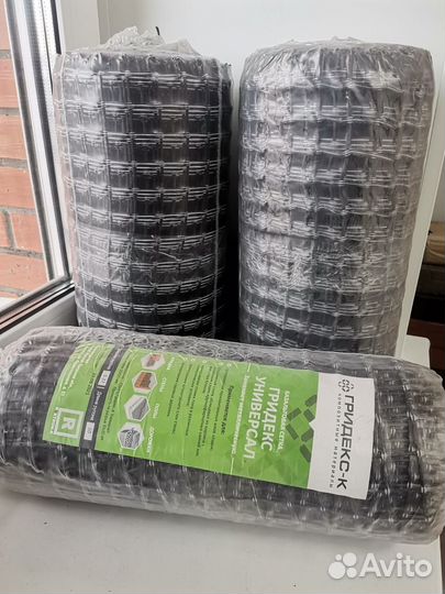 Базальтовая кладочная сетка Гридекс 25*25, 50м