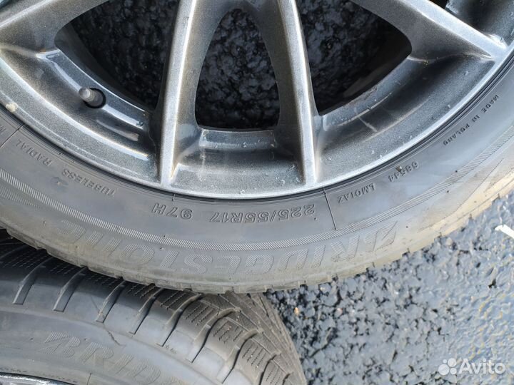 Зимние колёса в сборе 225/55/17 на f10